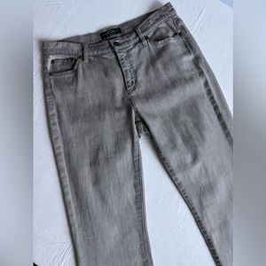 NWOT LRL Ralph Lauren Jeans 10P 31Wx28.5L 2% Stretch Classic Straight Leg Gray